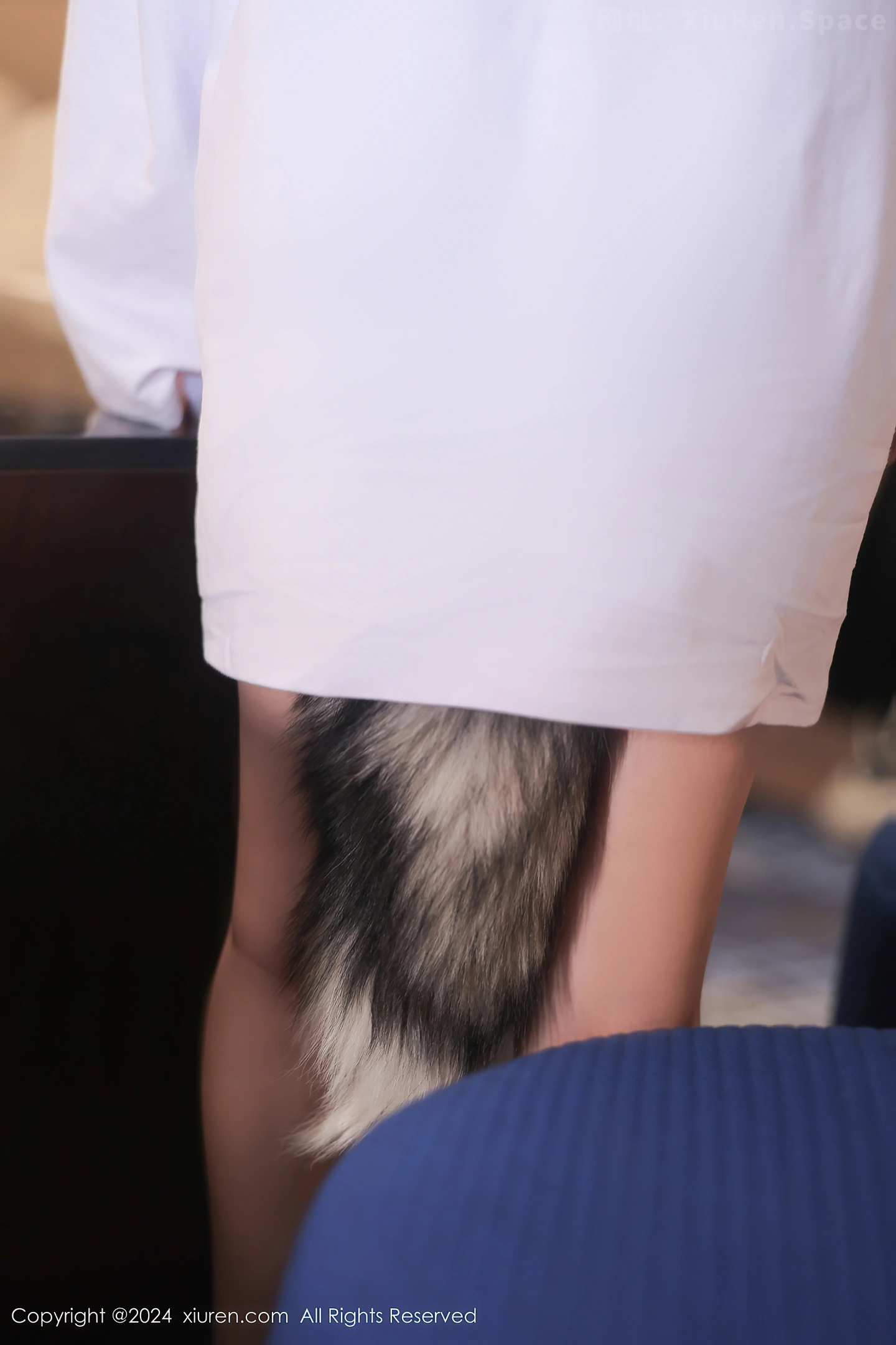 图片[2]-[XiuRen秀人网]VOL.8245 新人模特媃柔性感狐狸装扮白色上衣半脱秀惹火身材撩人诱惑写真87P-秀人网官方网站